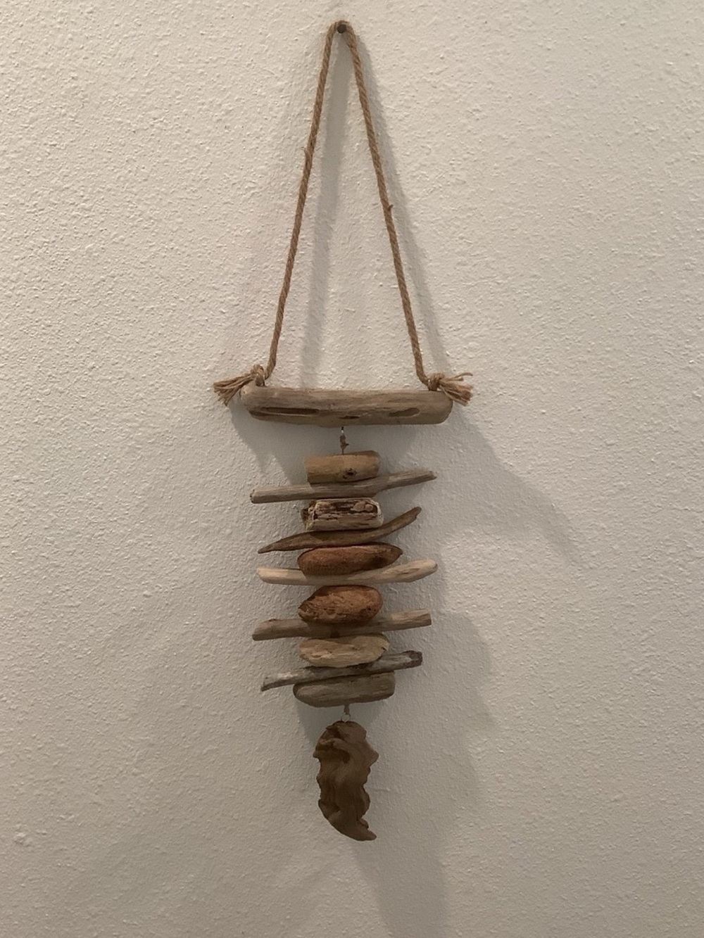Driftwood Art, Driftwood Mobile , Driftwood Coastal Decor